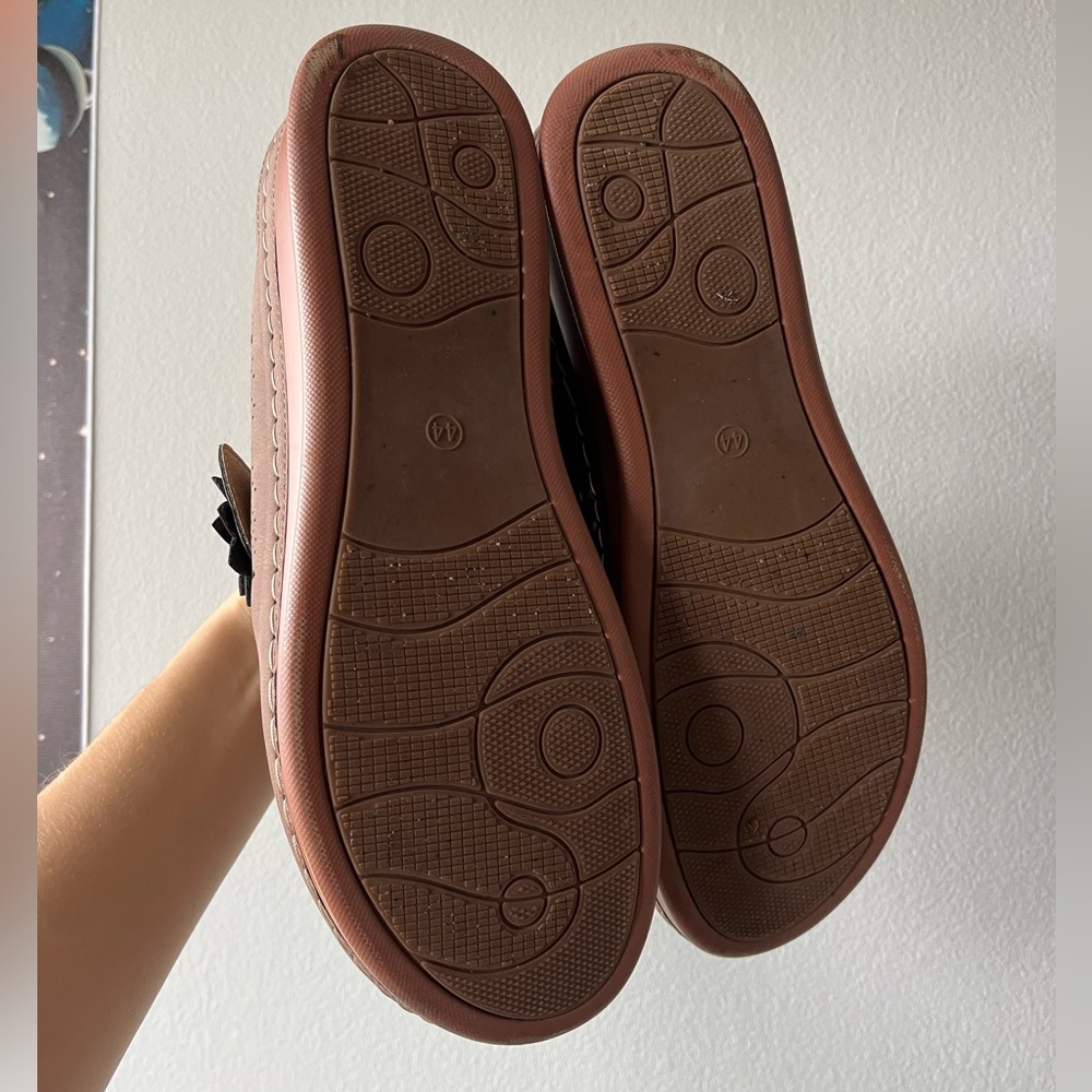Comfort Slip-On Clog with Floral Accent - Brown - Picture 4 of 5